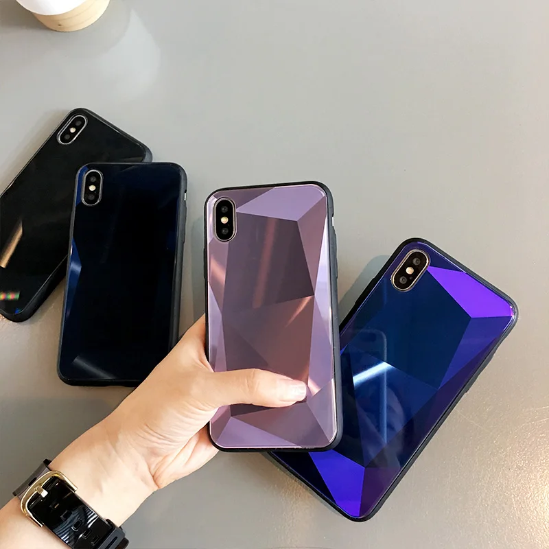 Роскошный чехол для iPhone X 7 8 Plus Xr Xs макс. закаленное стекло 6 S 6s iPhone8 жесткий Coque Ipone