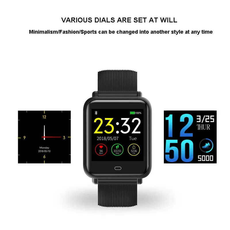 Smartbracelet smartband наручные часы кровяное запястье смарт браслет давление носимый