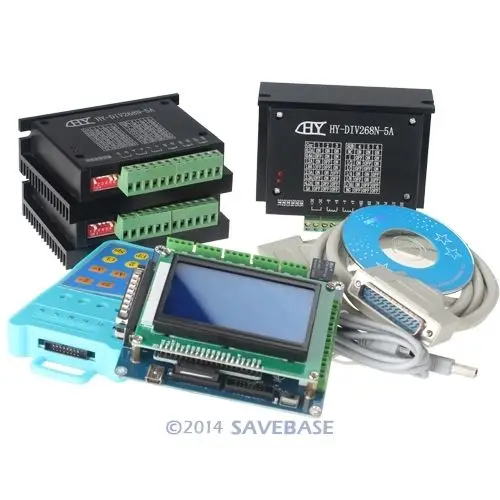 DIY ЧПУ Комплект 3 оси 3G Интерфейсная Плата с Дисплеем и Клавиатурой TB6600HG Драйверы