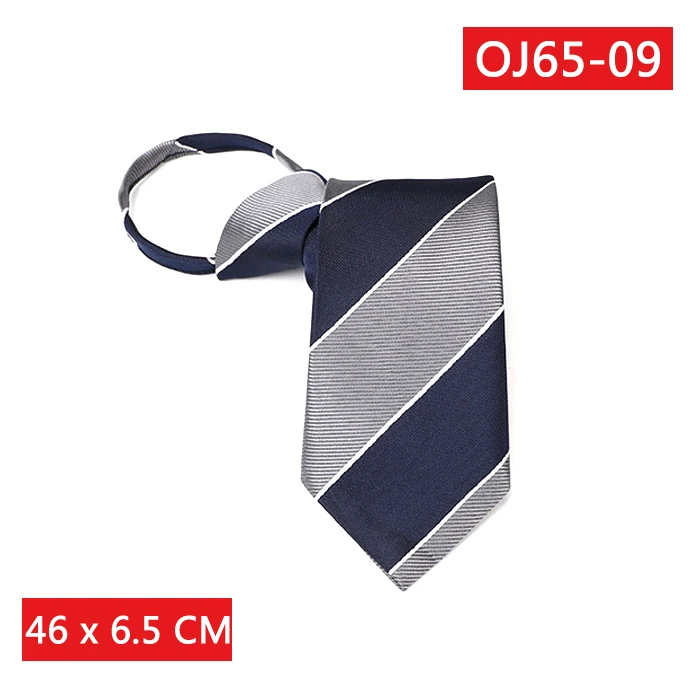 OJ65-9 YISHLINE мужские галстуки на молнии 2,56 дюймов с мультяшными буквами в полоску модный легкий галстук для свадебной вечеринки - Цвет: OJ65-9