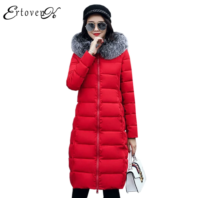Двусторонний Для женщин зимняя верхняя одежда 2017new хлопковая куртка с капюшоном