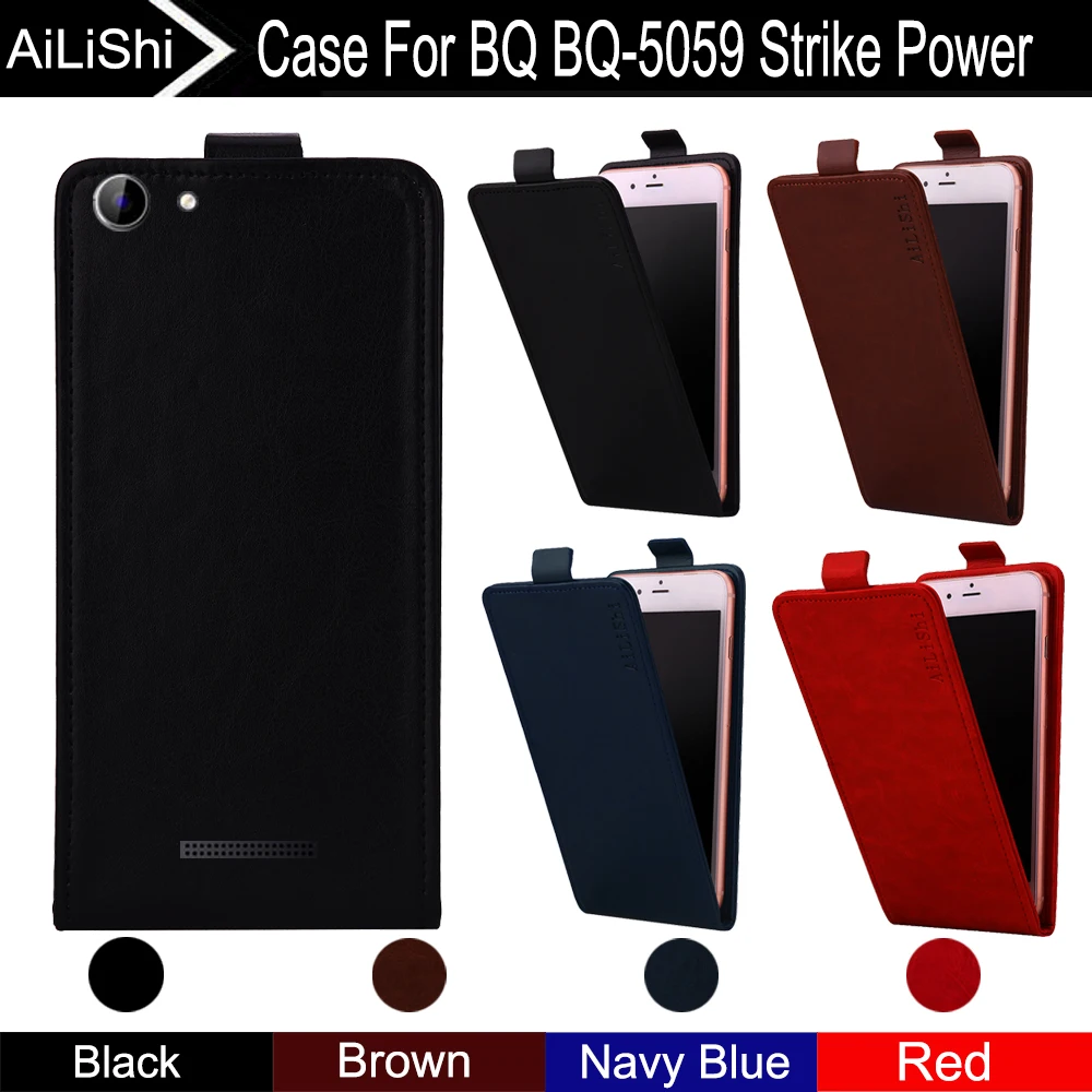 

AiLiShi For BQ BQ-5059 Strike Power 5059 Case Up And Down Vertical Phone Flip Leather Case Phone Accessories 4 Colors Tracking !