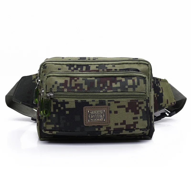 MYNOS Camouflage Large Capacity Four layers Waist Bags For Men Travel Fashion Canvas Chest Shoulder Bag Outdoor Male |