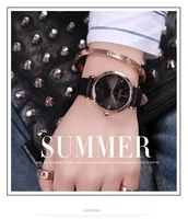 guou brand high grade womens watch genuine leather fashion casual leisure retro simple and elegant factory outlet wristwatches