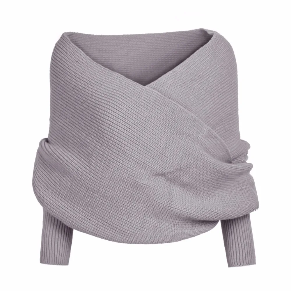 Women Fashion Sexy Off Shoulder Cross Twist Knit Sweater Loose Batwing Long Sleeve Jumper Knitted Pullover Tops MT2097 | Женская одежда