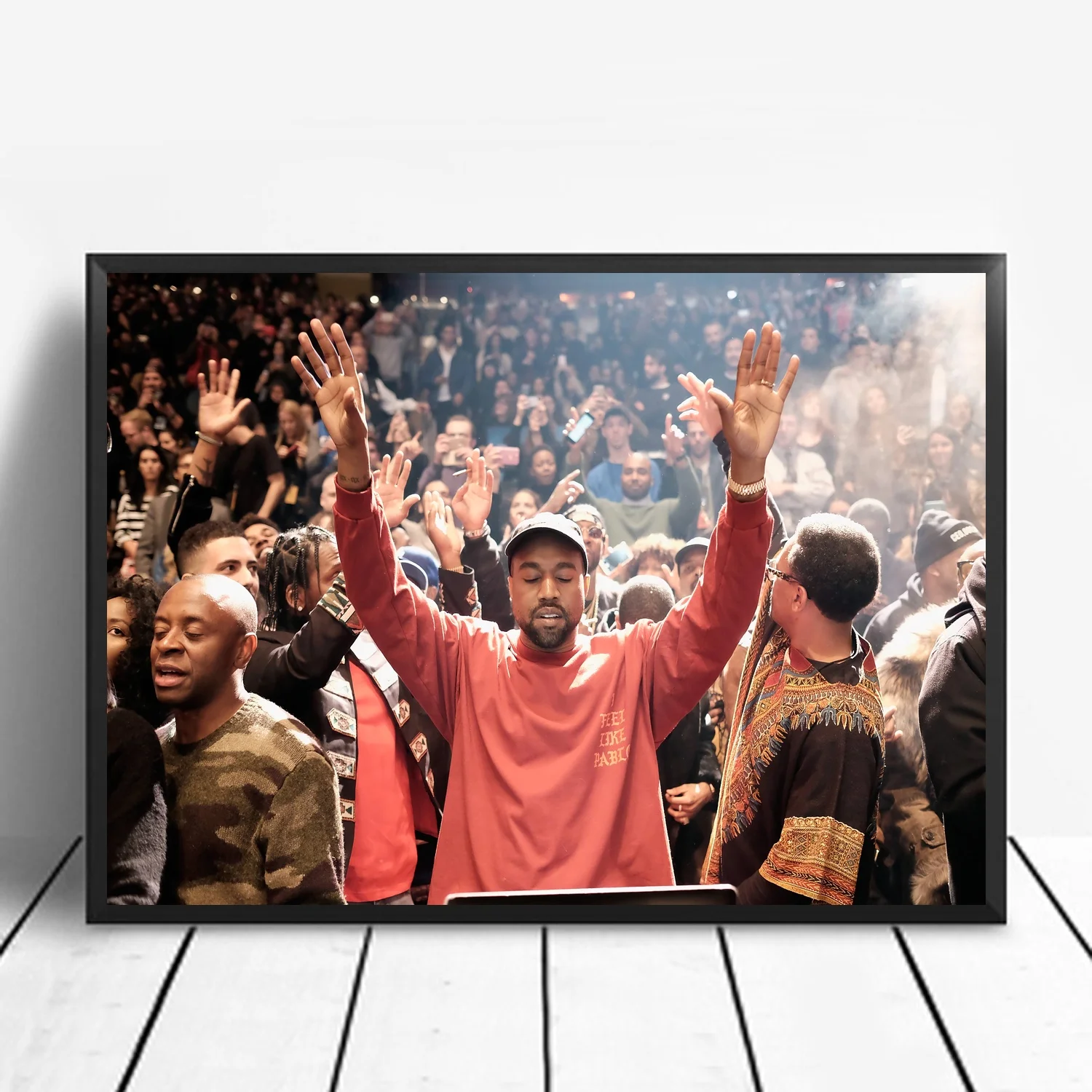 Постеры и принты Kanye в стиле хип хоп художественные настенные картины Западном