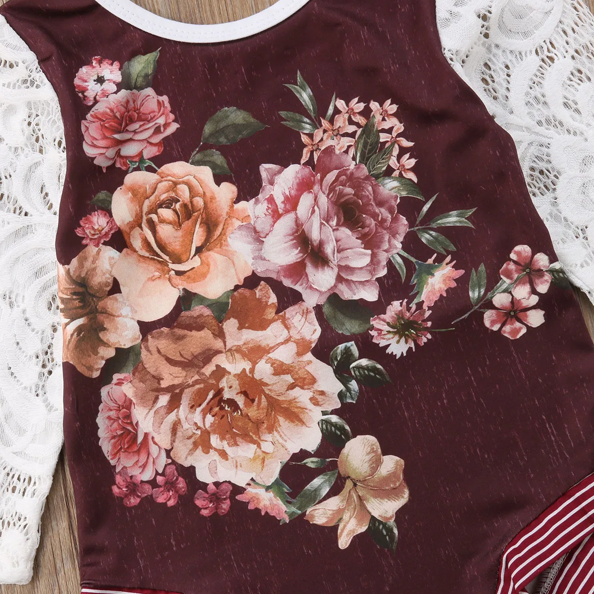 2018 брендовая одежда для новорожденных маленьких девочек цветочный комбинезон