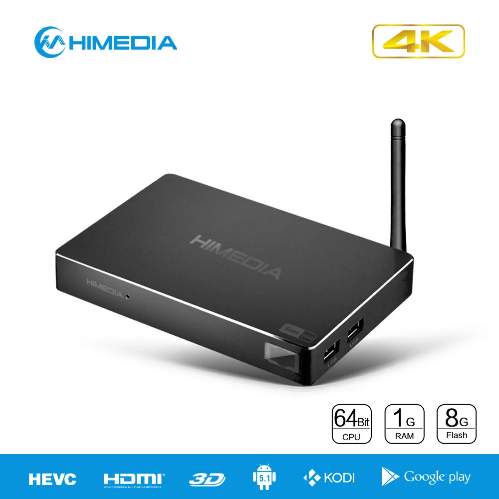 H8 lite HIMEIA ГОРЯЧИЙ 4Kp60 H265 10bit HEVC RK3368 8 ядра Android TV Box smart IPTV set top BOX 1 Г ROM коди 2.4 WI FI BT4|wifi tv