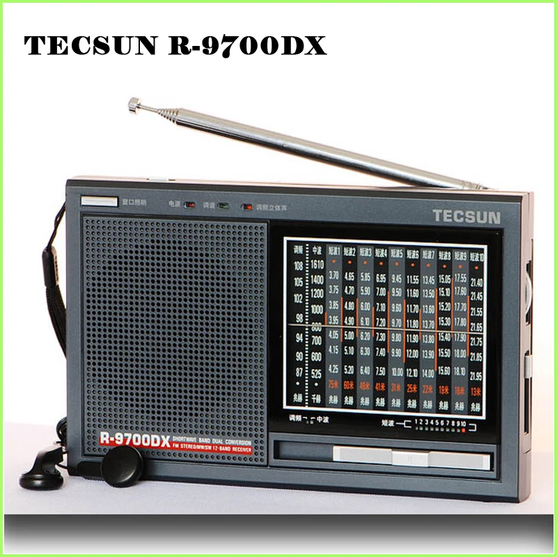 TECSUN R 9700DX оригинал Гарантия з/мВт Высокая чувствительность мира радиодиапазоне