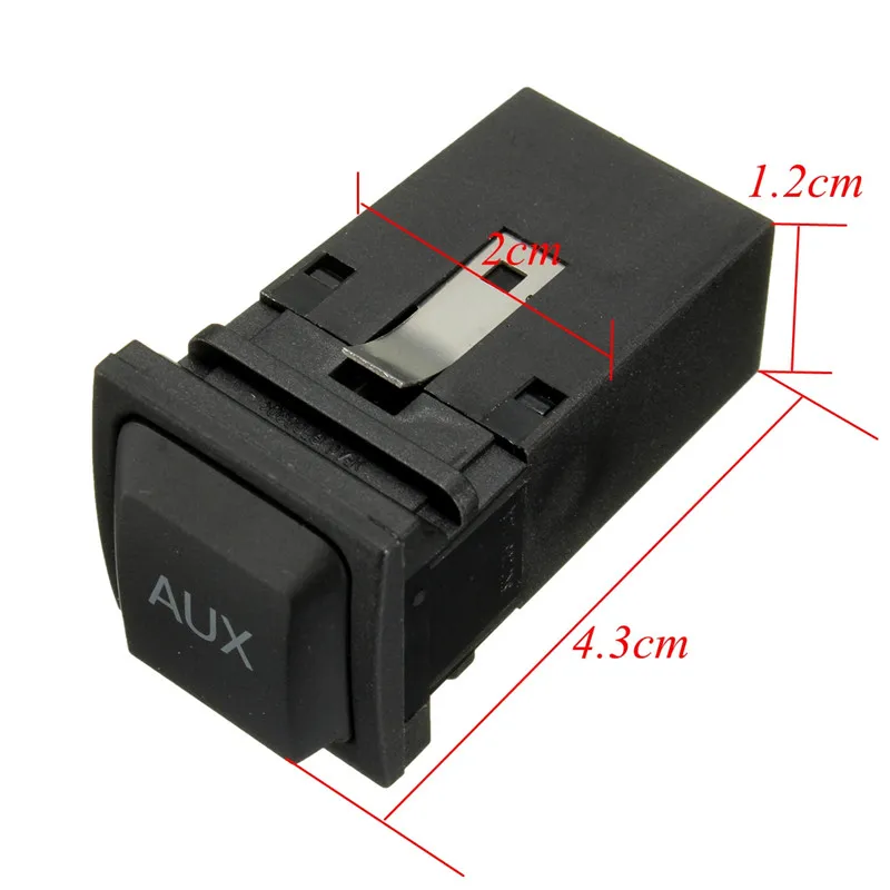 Автомобильный аудио разъем AUX кабель с переключателем для VW/Volkswagen/MK6/Jetta/MK5/Sagitar 92