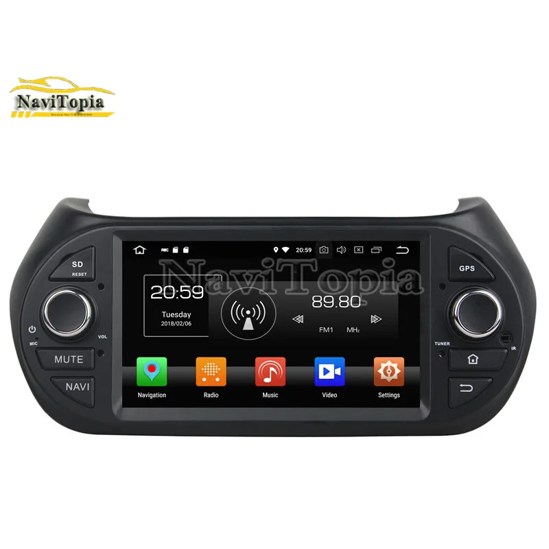 NAVITOPIA 4G+64G Octa Core Android 9.0 Car Radio For Fiat Fiorino for Citroen Nemo Peugeot Bipper 2008-2015 DVD+GPS | Автомобили и