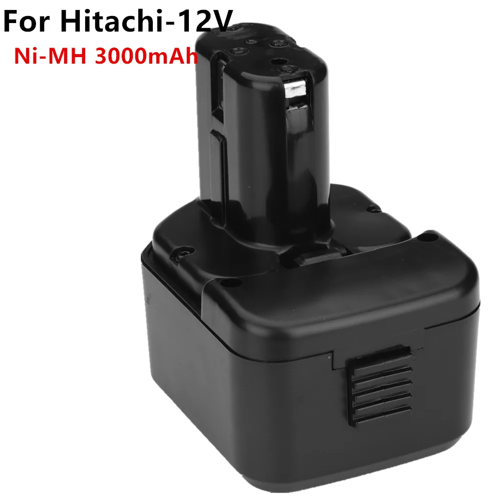 12V 3000 mAh/3.0Ah ni mh перезаряжаемые электроинструменты Замена батареи для Hitachi eb121212s