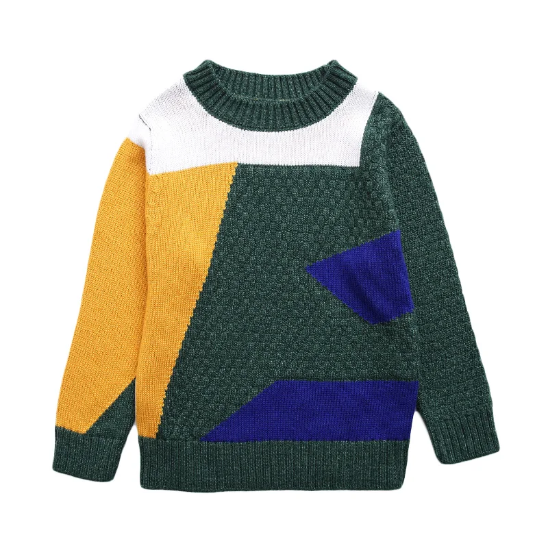 Вязаный свитер для маленьких мальчиков повседневный весенний новинка 2018 года