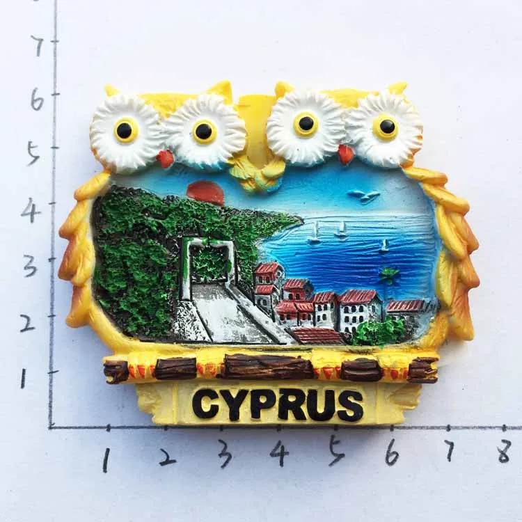 BABELEMI, Доминика, Албания, Cyprus, Париж, Бельгия, Брюгге, Греция, Италия, Испания, 3D магнит на холодильник, сувенир, магнитная наклейка на холодильник - Цвет: Армейский зеленый