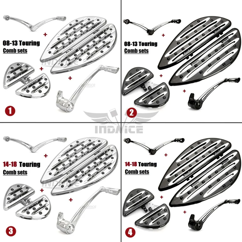 Для harley touring модели половицы+ подножки рычаги переключения+ подножки для пассажира+ педаль тормоза для harley FLHX FLHR FLTR FLHC подножки