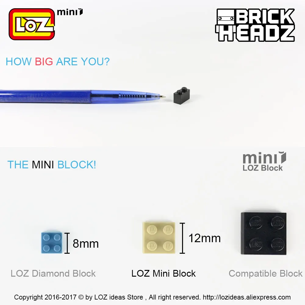 LOZ мини-блок фигурка робота аниме модель сборный домик игрушки DIY набор игрушка