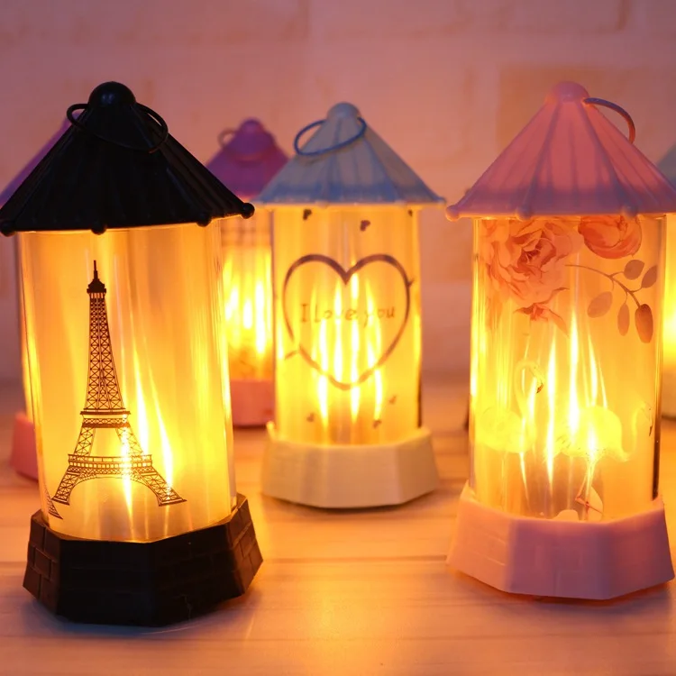 Новый светодиодный светильник с имитацией пламени вечерние лампы для украшения