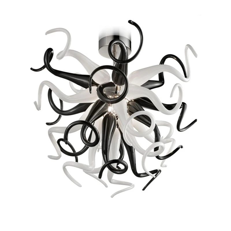 

LED Excellent White Colored Hand Blown Dale Style Murano Glass Chandelier Lighting