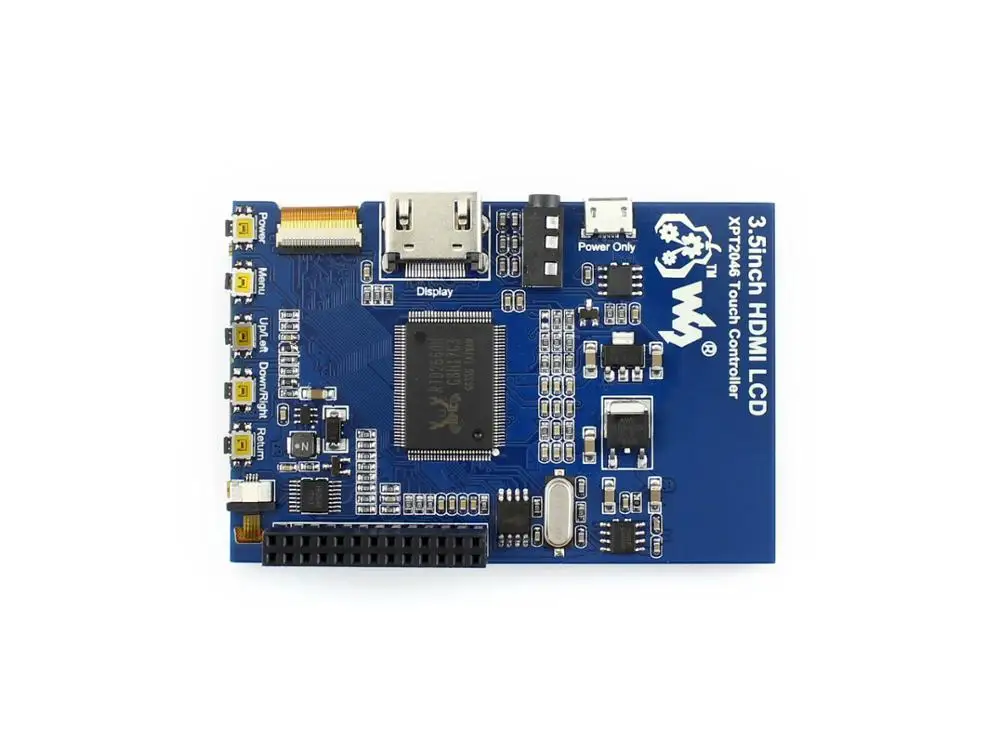 Waveshare 3 5 дюймовый HDMI LCD резистивный сенсорный экран 480x320 Высокое Разрешение