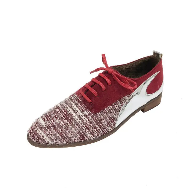 Modis/женские низкие ботинки из плюша и шерсти на меху плоской подошве с ремешками