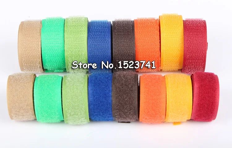 2 см * 1 м черный белый волшебный кран без самоклеющейся застежки нашивка лента