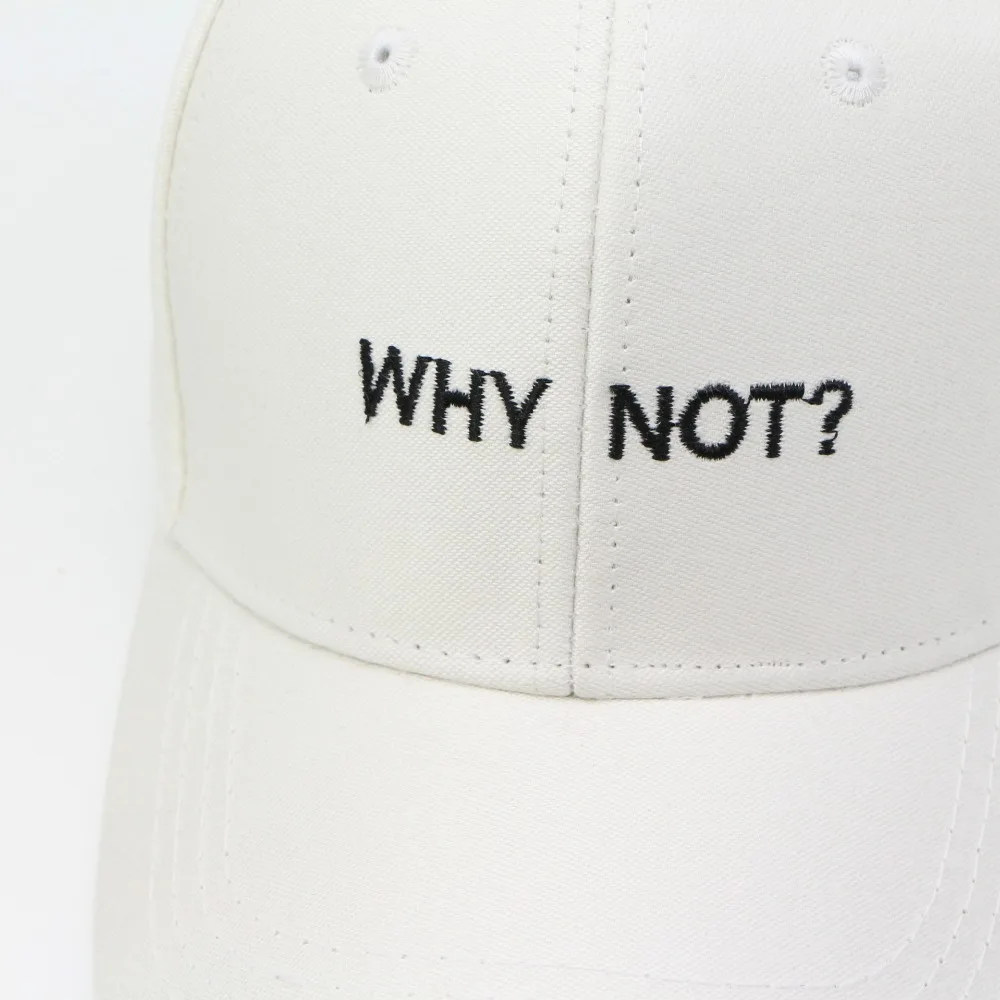 Бейсбольная кепка в стиле хип хоп с надписью WHY NOT Snapback для мужчин и женщин