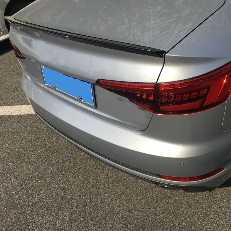 Задний спойлер багажника для Audi A4 B9 ABS Материал черный или неокрашенный праймер цвет задний спойлер для Audi A4 B9