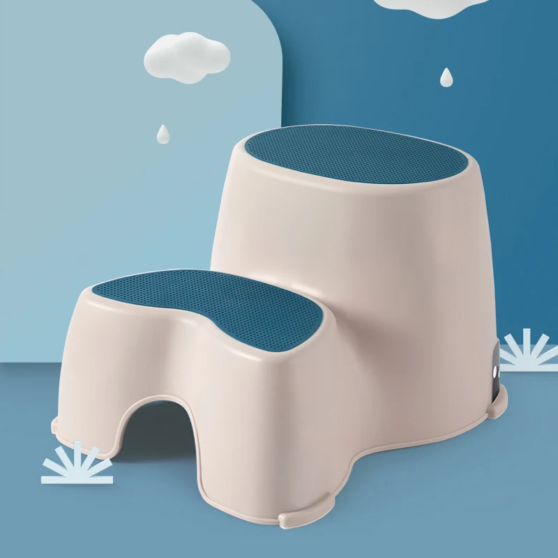 Детский пластиковый табурет раковина для ног детская маленькая скамейка
