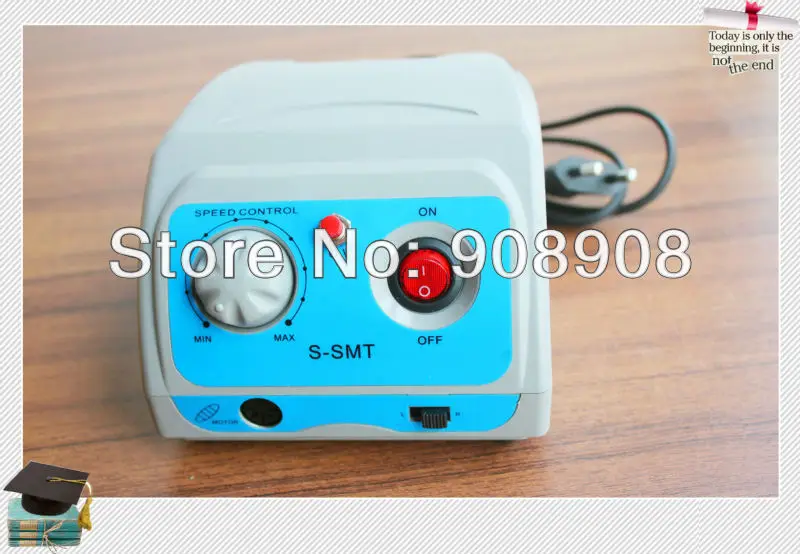 110V /220V S-SMT Micromotor Lab Jewelry Watch Hobby Nail File Hand Grinder Power Engine Original Korea Strong 102L Handpiece Set |