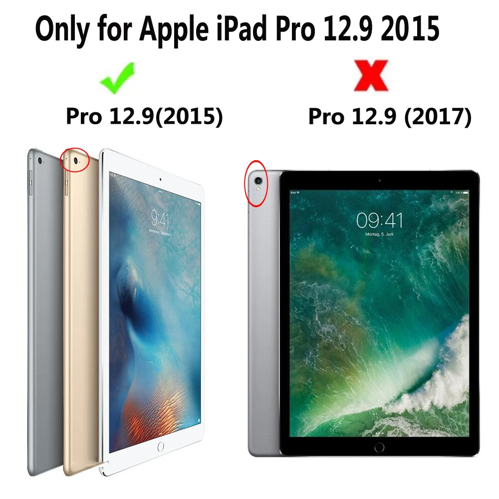 Планшет крышка чехла для Apple iPad Pro 12 9 2015 A1584 A1652 противоударный флип магнит Smart Case +
