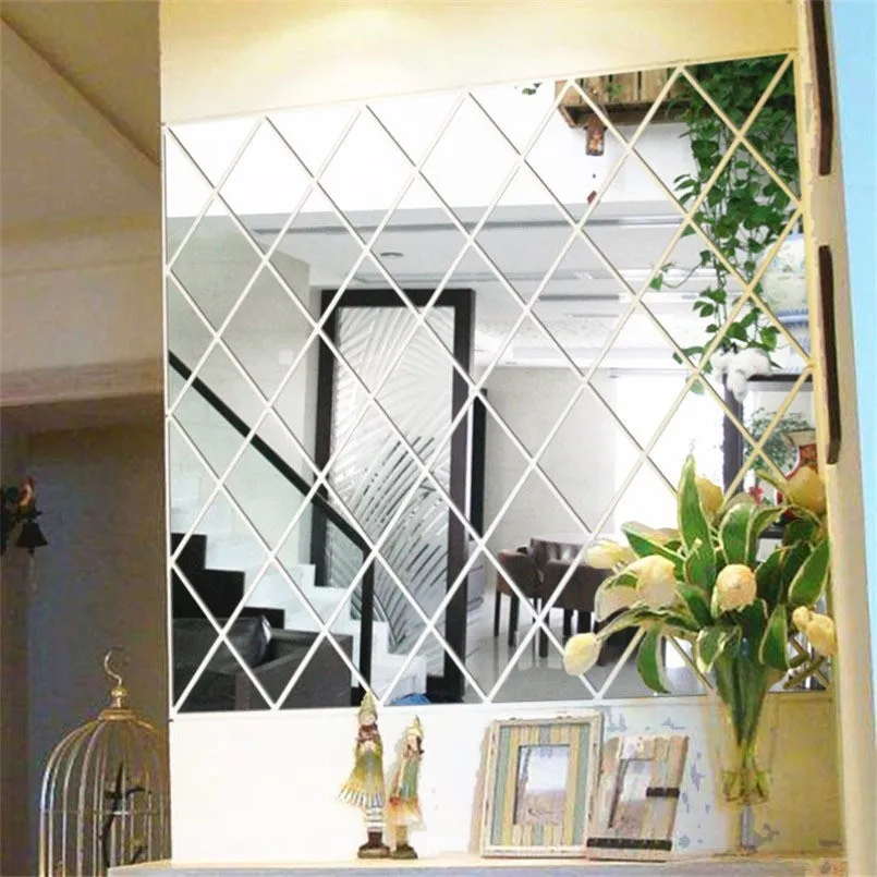 Новые акриловые зеркальные настенные наклейки для детской комнаты декоративные