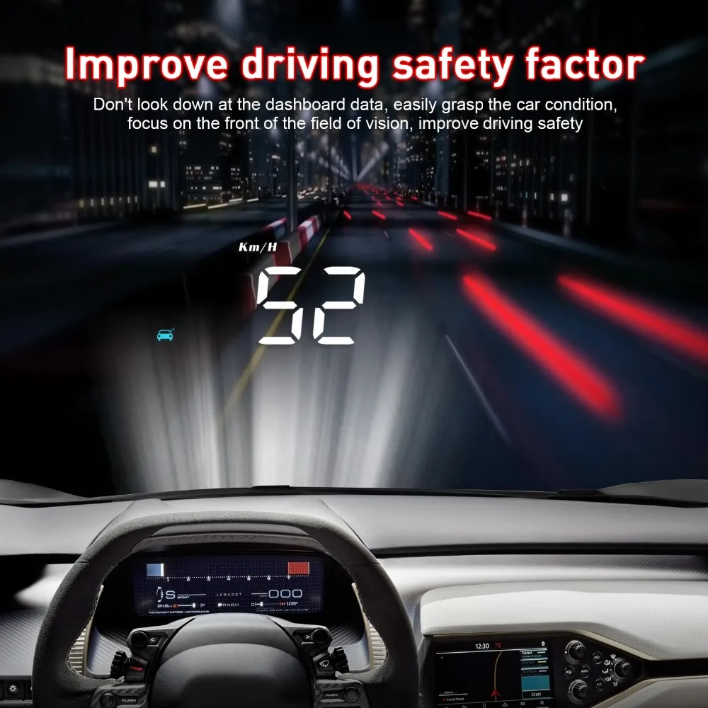 YASOKRO Новое поступление M8 HUD Дисплей на лобовое стекло автомобильный Стайлинг
