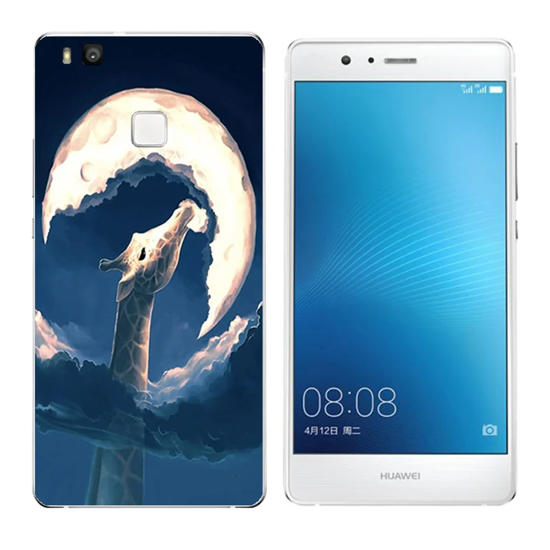 Мягкий чехол из ТПУ для Huawei P9 lite силиконовый с принтом млекопитающих G9 Lite 5 2 дюйма