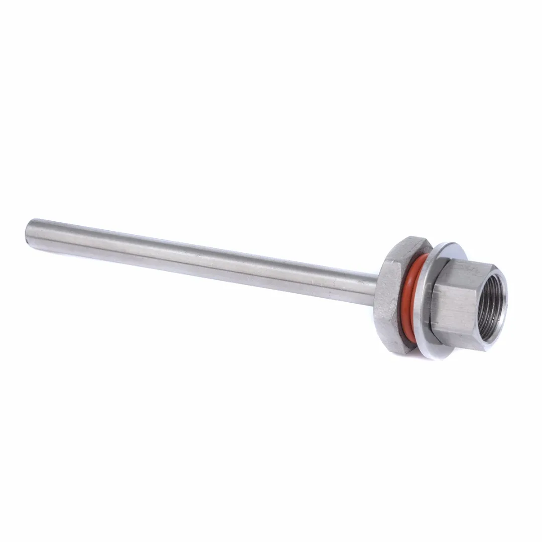 6 дюймовый чайник для пива Thermowell + шайба из нержавеющей стали фиксирующая гайка 1/2