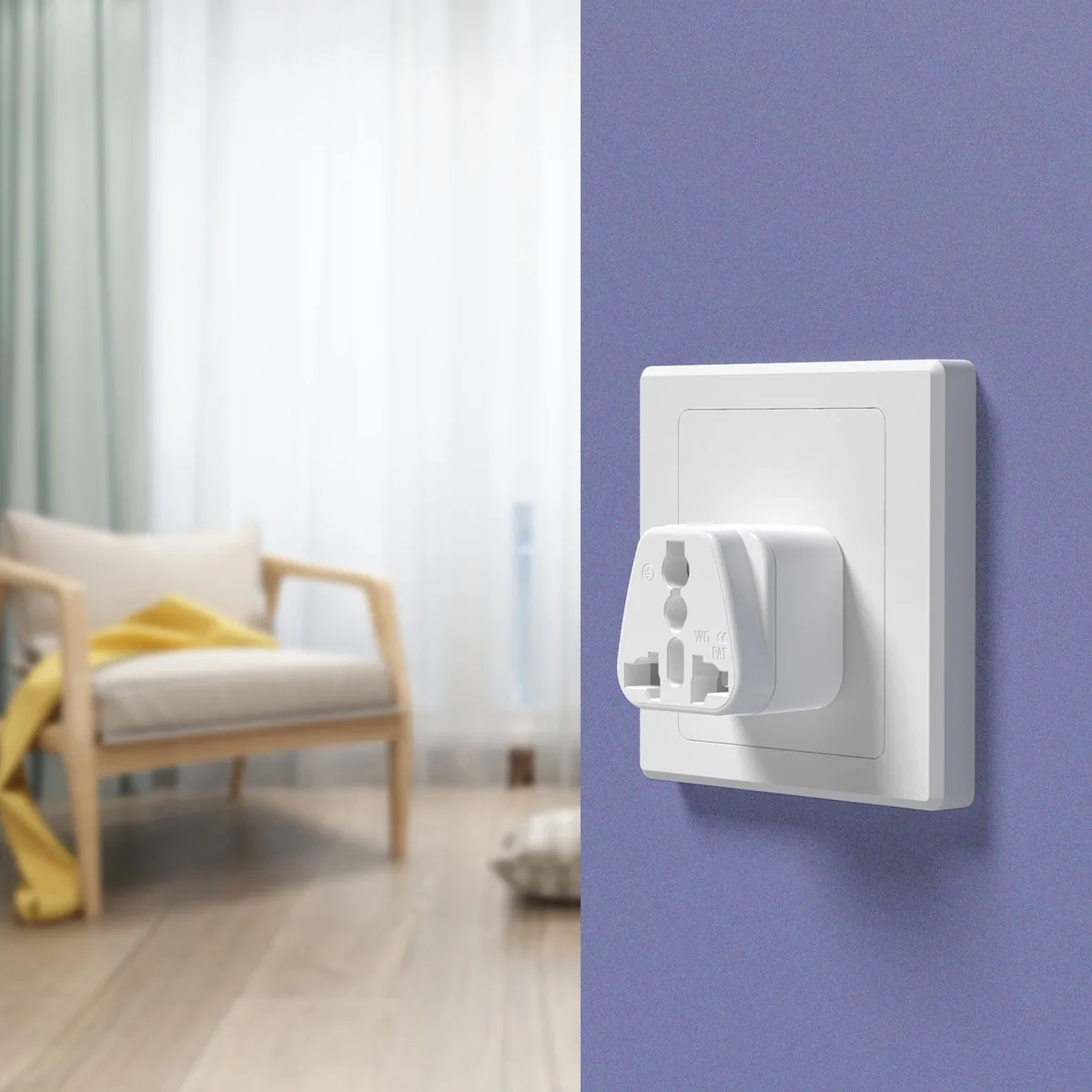 ORICO, универсальная электрическая вилка для путешествий, AU, US, UK, BR IN IS IT, AC Plug, адаптеры питания, конвертер, белая умная розетка, розетка