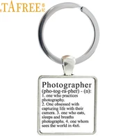 tafree photographer keychain photographers dictionary definition key chain ring holder men photography lovers gift jewelry aa53