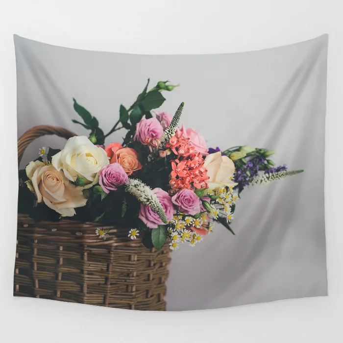 

Flower Printing Tapestry Wall Tapestry for Wall Decoration Tapestry Hanging Wall Tapestries Beach Towel Yoga mat Home Decor