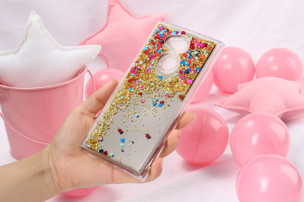 Динамический жидкий зыбучий песок чехол s для sony Xperia XA1 XA2 Ультра чехол зеркальный силиконовый задний Чехол для Nokia 8 6 3 бампер Funda Capa