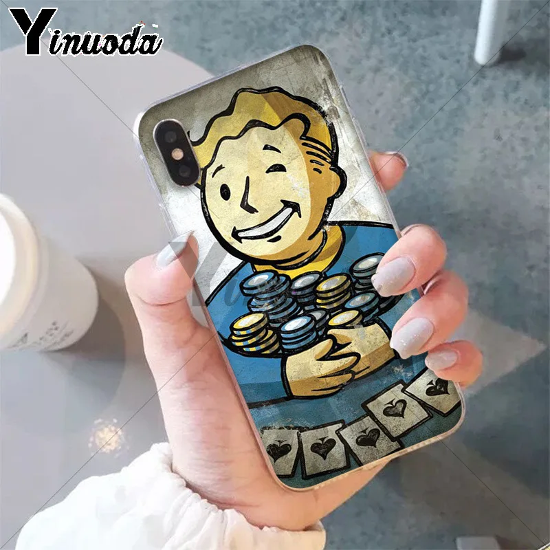 11pro MAX Black Isle Studio game fallout new vegas boy мягкий чехол из ТПУ для Apple iPhone 8 7 6 6S Plus X XS 5 5S SE