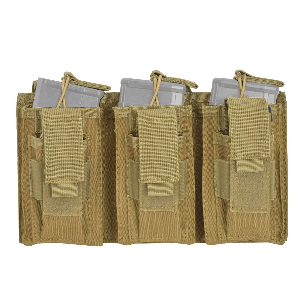 SINAIRSOFT тактическая сумка ОХОТА Molle Тройная 223/5 56 мм открытая верхняя Mag журнал
