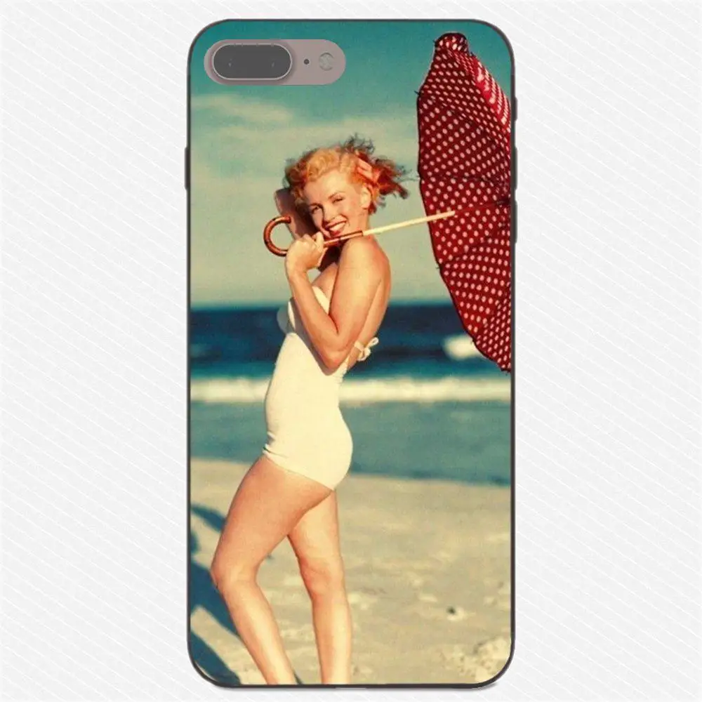 as picture Для Huawei Honor 5A 6A 6C 7A 7C 7X 8A 8C 8X9 10 P8 P9 P10 P20 P30 Мини Lite плюс TPU Чехлы Женственная Дамская обувь Мэрилин Монро - Цвет: as picture