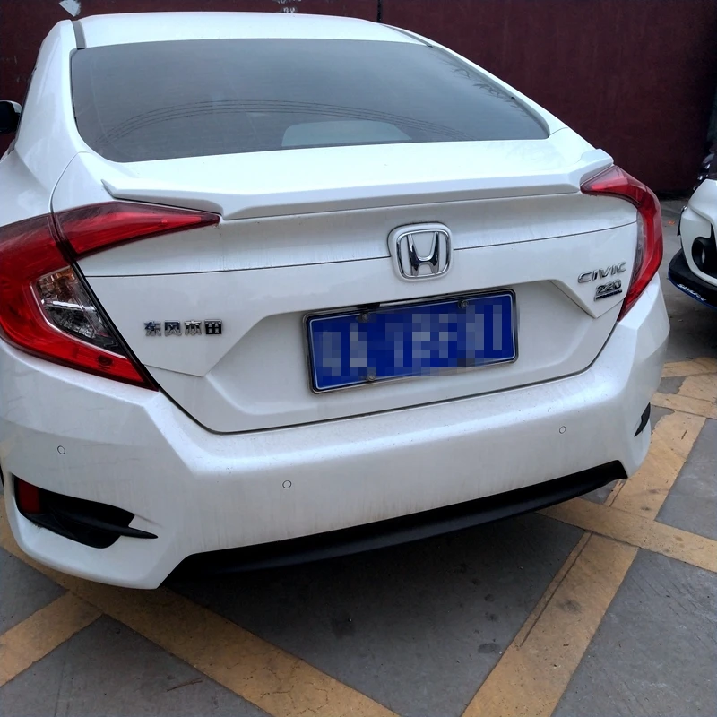 Для Honda Civic спойлер 10th 2016 до 2017 автомобильный Стайлинг высокое качество абс