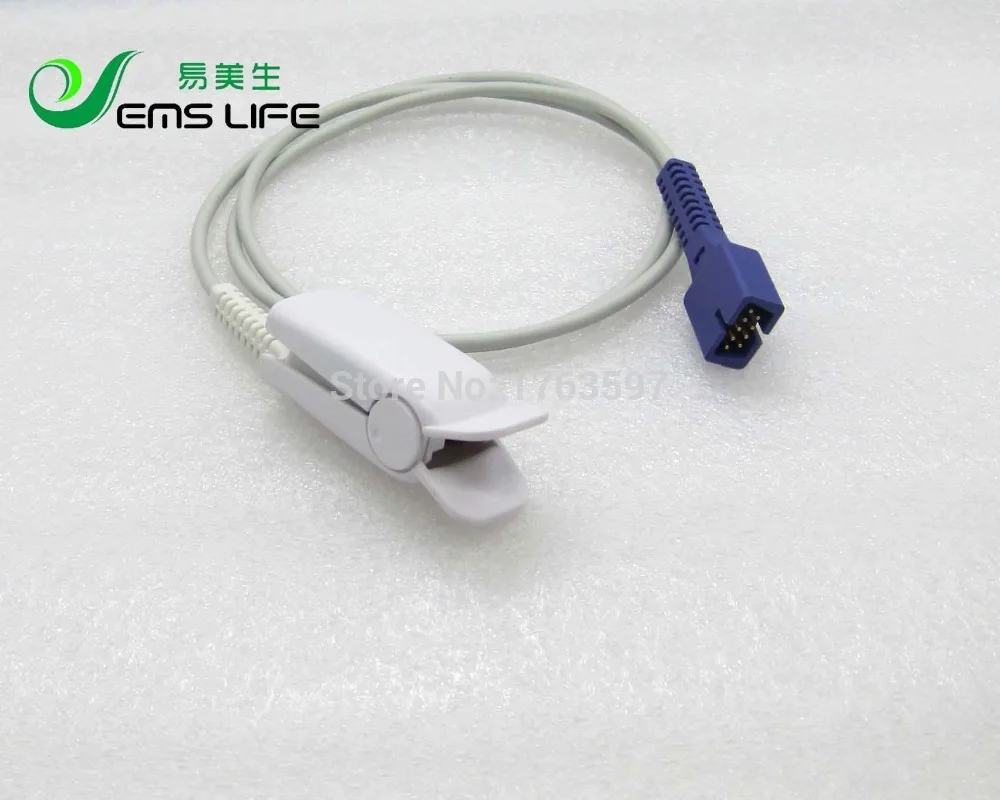 Короткий Calbe MR зажим на палец для взрослых SPO2 датчик совместимый MINDRAY PM5000/6000 |