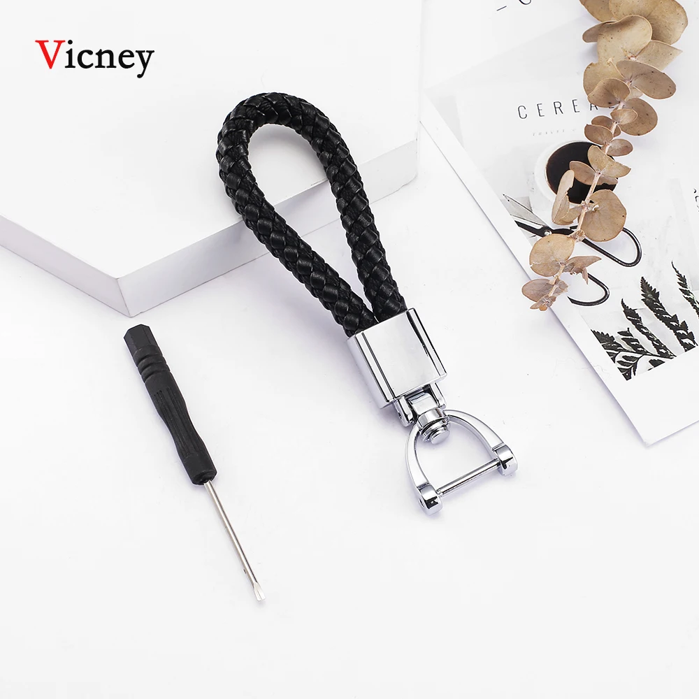 Vicney 33 цвета унисекс плетеная нейлоновая и кожаная веревка ручной работы Waven