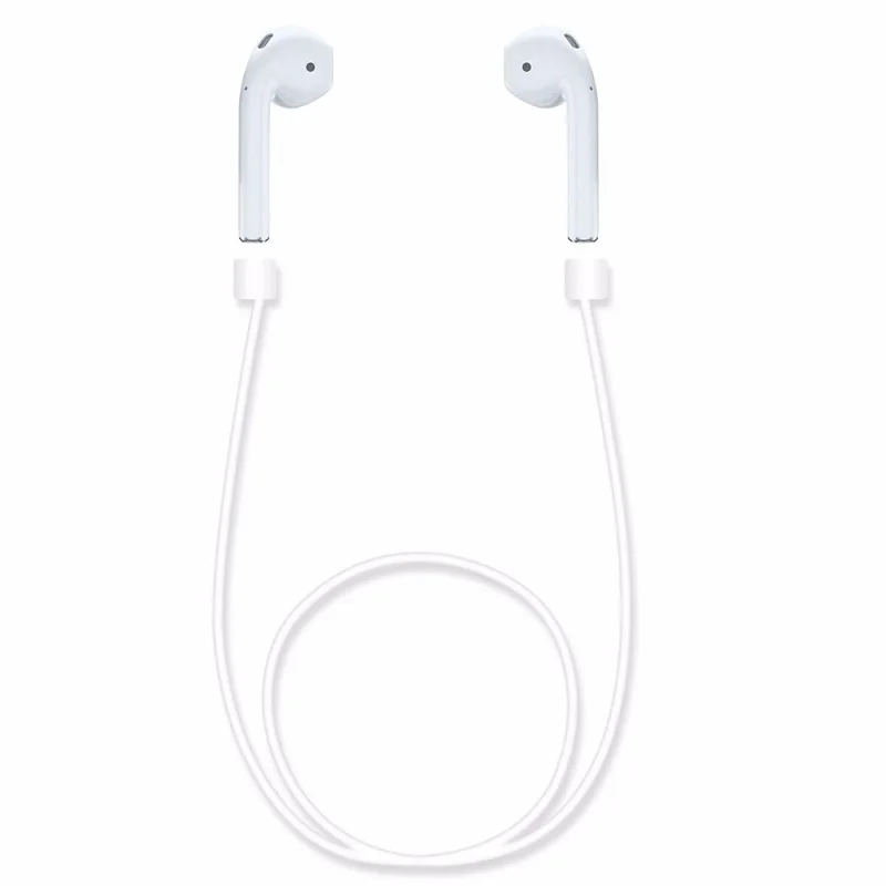 Наушники ремешок для Apple Airpods шнурок с петельками чтобы не потерять силиконовый