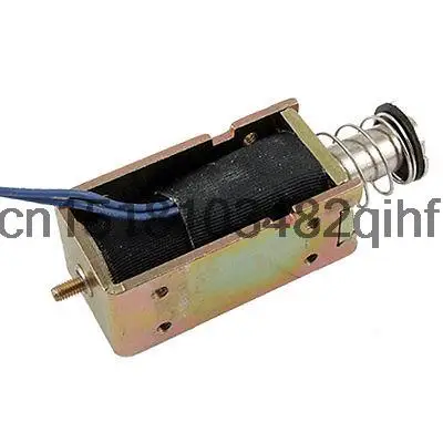 

DC 12V 1.5A 5mm Stroke Push Type Linear Electromagnet