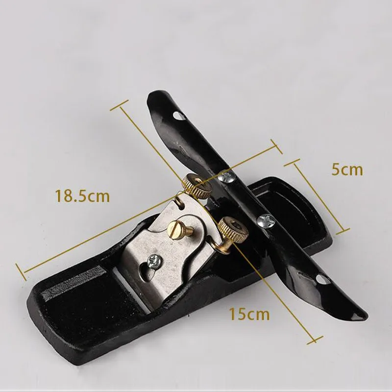 

Mini hand push cast iron black woodworking planer hand planing double wire small planer