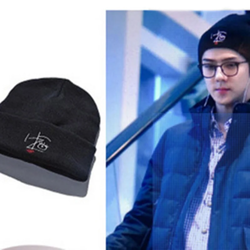 EXO SE HUN мини альбом What a Life cloder To You вышивка шерстяная шапка Beanies IZRO подростковые