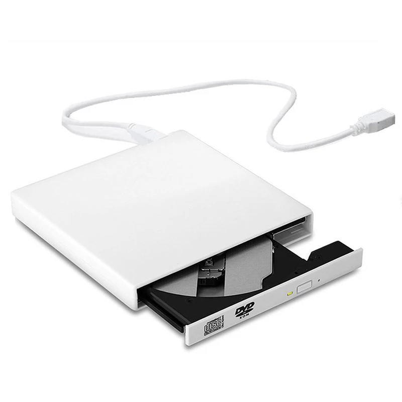 KuWfi USB 2 0 Внешний DVD Оптический привод комбо CD RW горелка DVD/CD ROM проигрыватель Portatil