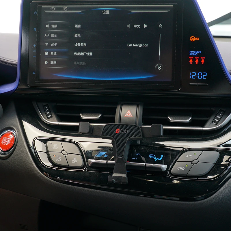 Подставка держатель для смартфона с вентиляционным отверстием Toyota C HR CHR 2016